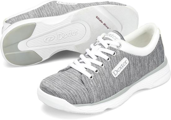 Picture of Dexter Women's Ainslee Grey Wide Bowling Shoes