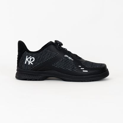 Picture of KR Strikeforce Men's Jet FT Black Silver Left Hand Bowling Shoes