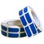Picture of Turbo Grip Strips Tape Electric Blue 1" Precut Fitting Tape 500 Count Roll