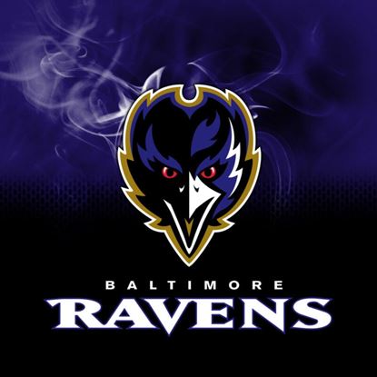 Picture of KR NFL Baltimore Ravens On Fire Bowling Towel