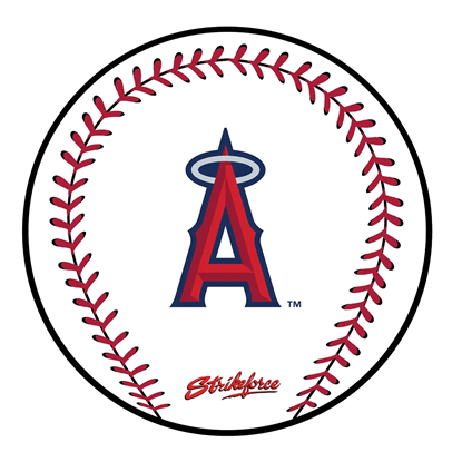 Picture of KR Strikeforce MLB Los Angeles Angels Round Baseball Shammy
