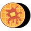 Picture of KR Strikeforce Round Shammy Leather Pad Waffle
