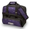Picture of Storm 2 Ball Double Tote Deluxe Abstract Purple Black Bowling Bag
