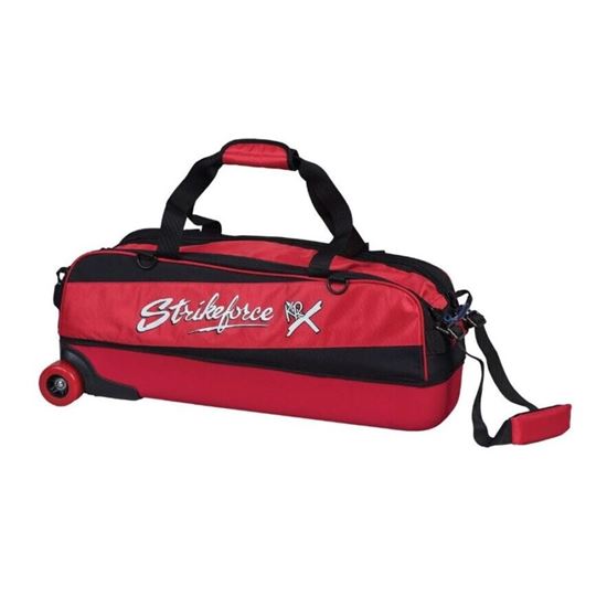 Picture of KR Fast 3 Ball Slim Triple Roller Red Bowling Bag